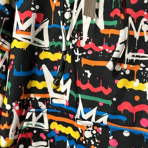 Fresh Prince of Belair  Vintage hoodie Crown Graffiti Mens 3X - Picture 10 of 16